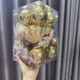 Hộp châu vàng kèm nơ trang trí noel