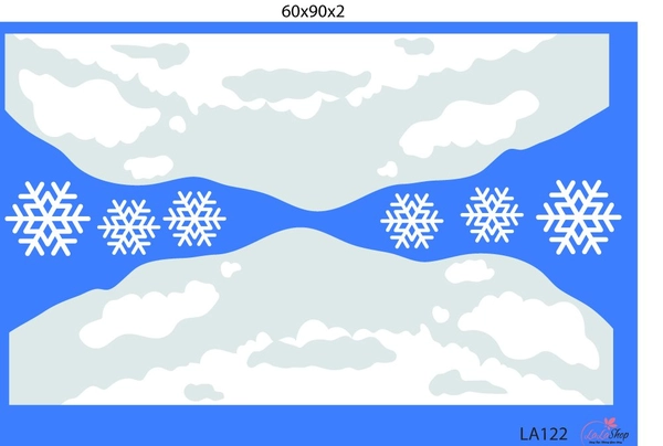 Decal trang trí noel combo cây thông may mắn 3