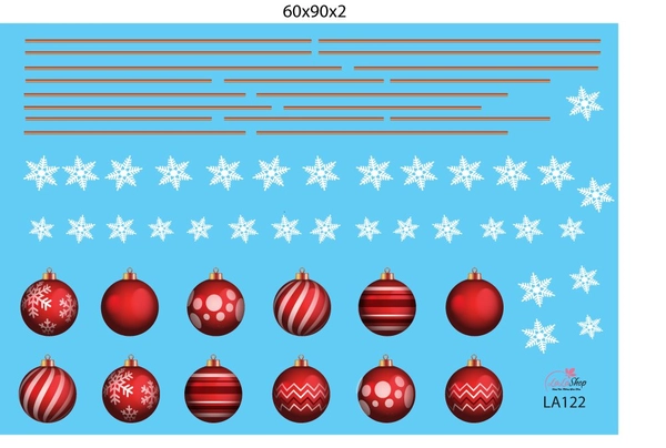 Decal trang trí noel combo cây thông may mắn 3