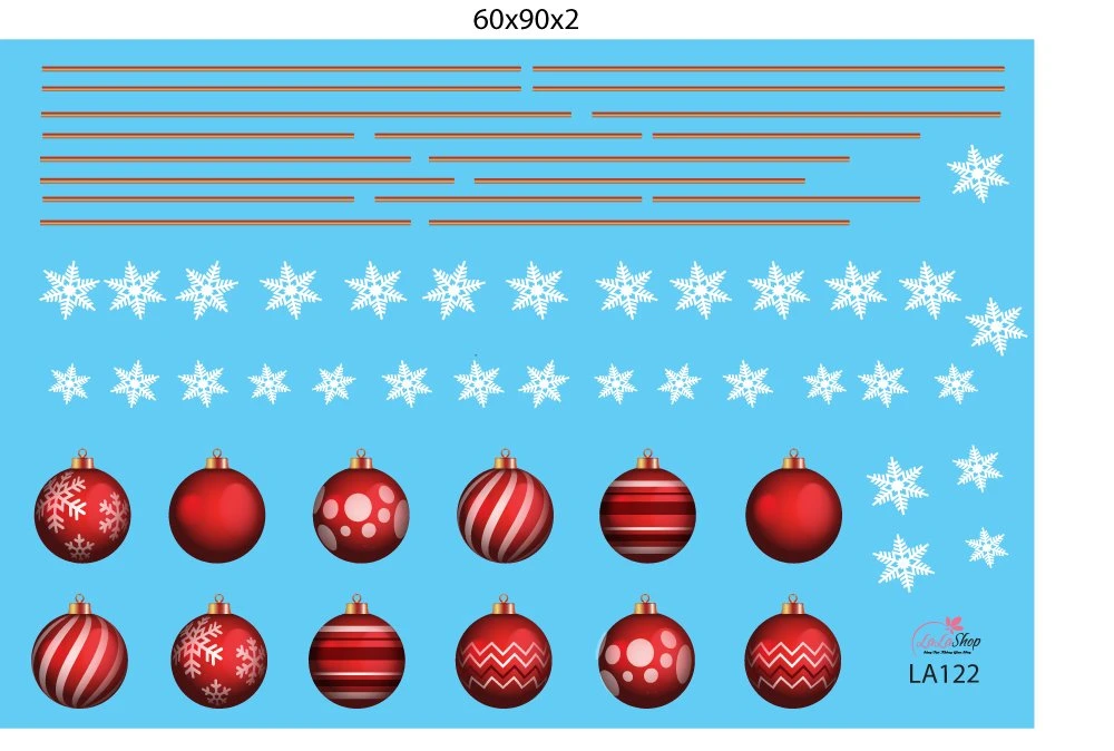 Decal trang trí noel combo cây thông may mắn 3
