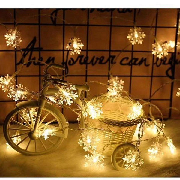 Dây đèn led 10m trang trí hình bông tuyết