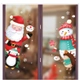 Decal trang trí noel ông già noel và những người bạn