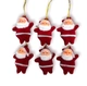 Combo 6 Hình Treo Ông Già Noel Nhung Màu Đỏ