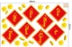 Decal trang trí tết chúc mừng năm mới - an khang thịnh vượng