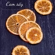 Cam 12 miếng sấy khô trang trí