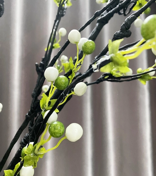 Cành cherry cổ trang trí tết 1m1