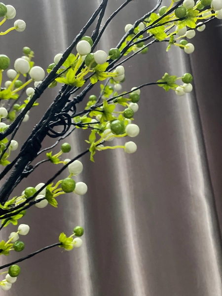 Cành cherry cổ trang trí tết 1m1