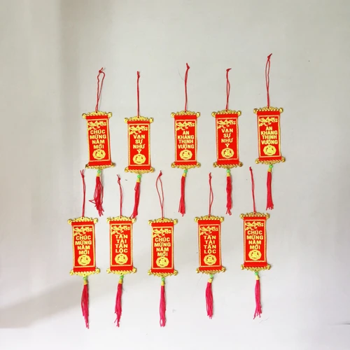 Bộ 10 dây liễn treo mừng năm mới trang trí tết