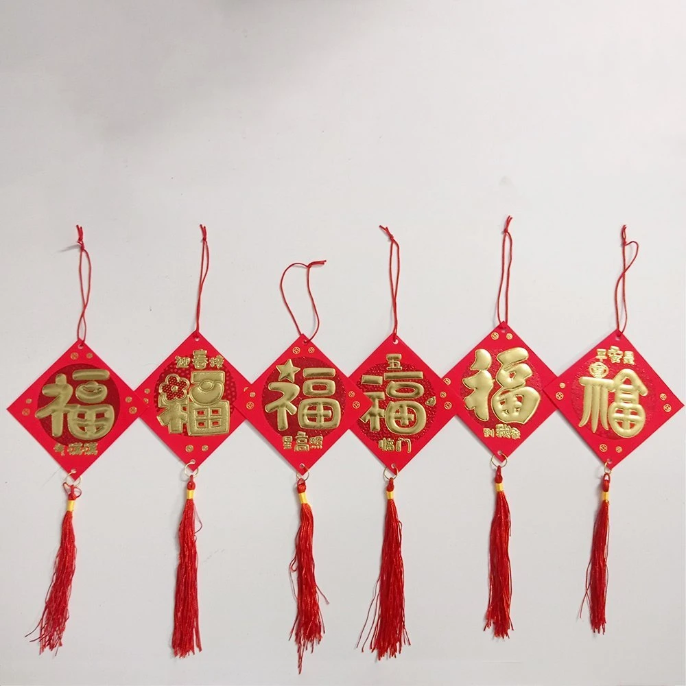 Combo 6 dây lộc treo bao lì xì nhung đỏ năm mới