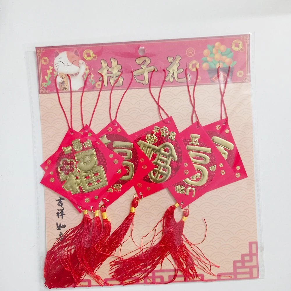 Combo 6 dây lộc treo bao lì xì nhung đỏ năm mới