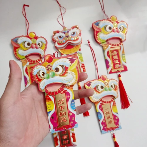 Combo 6 lộc treo lân và câu chúc đón chào năm mới