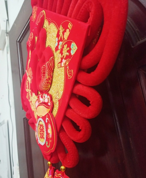 Liễn chữ phúc lớn 1m1 kèm túi tiền trang trí tết