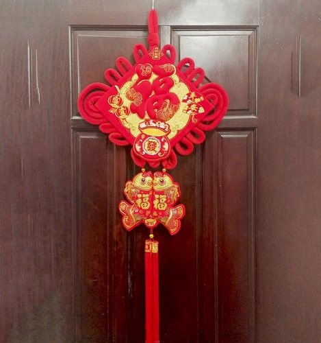 Liễn chữ phúc lớn 1m1 kèm túi tiền trang trí tết