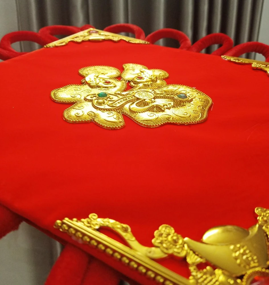 Liễn chữ phúc nhung đỏ lớn 1m1 trang trí phòng khách ngày tết mẫu 2