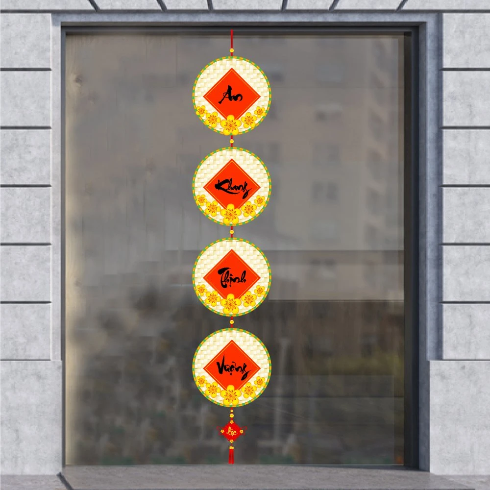 Decal mẹt tết an khang thịnh vượng 2 trang trí tết