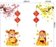Combo decal trang trí tết 2 ông thần tài