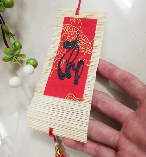 Liễn mành chữ Thọ trang trí tết