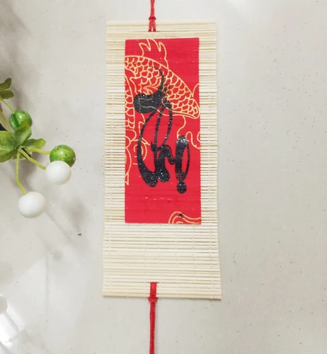 Liễn mành chữ Thọ trang trí tết