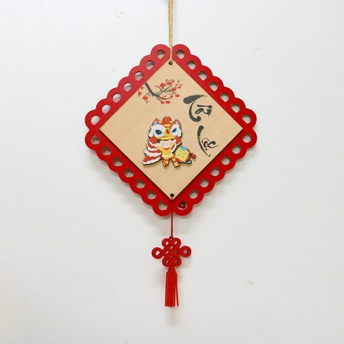 Lộc treo tết Bảng gỗ Tài lộc mẫu mới trang trí tết