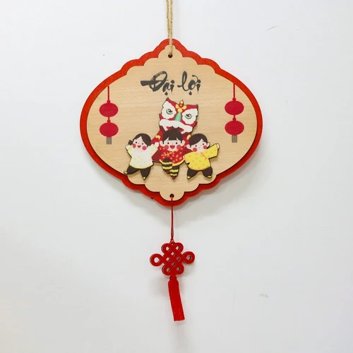 Lộc treo tết Bảng gỗ đại lợi trang trí tết