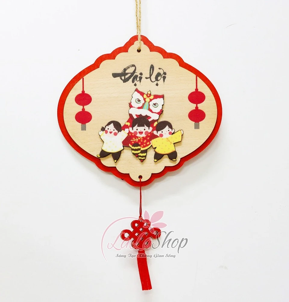 Lộc treo tết Bảng gỗ đại lợi trang trí tết