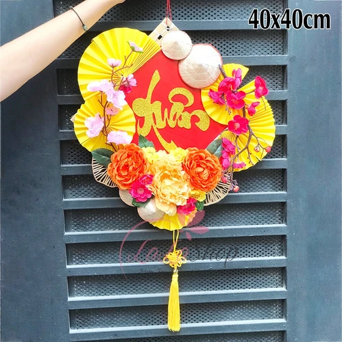 Mẹt trang trí tết xuân và phụ kiện sắc xuân