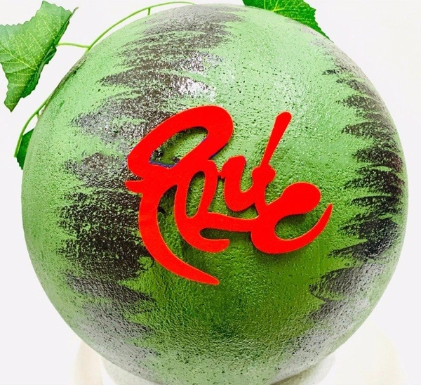 Bộ 4 chữ phúc-lộc-phát-tài dán trái cây trang trí tết