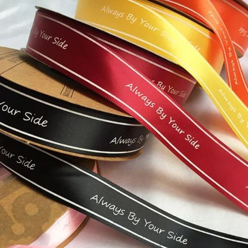 Combo 10m cuộn ruy băng chữ Alway by your side phụ kiện trang trí