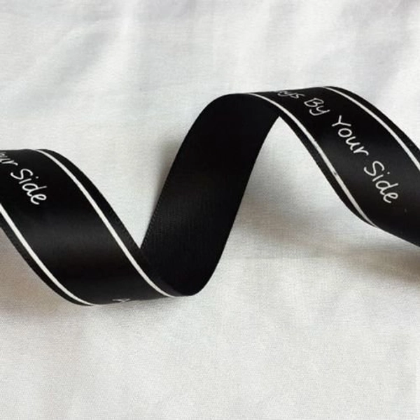 Combo 10m cuộn ruy băng chữ Alway by your side phụ kiện trang trí