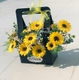 Giỏ hoa sáp hướng dương niềm tin