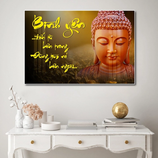 Tranh treo tường phật giáo bình yên