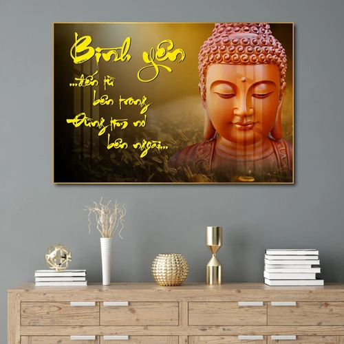 Tranh treo tường phật giáo bình yên 2