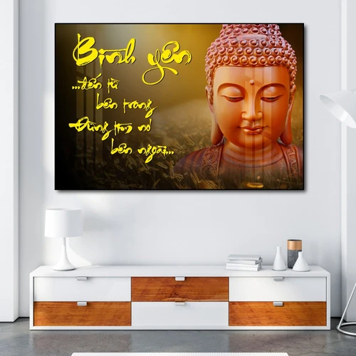 Tranh treo tường phật giáo bình yên 2