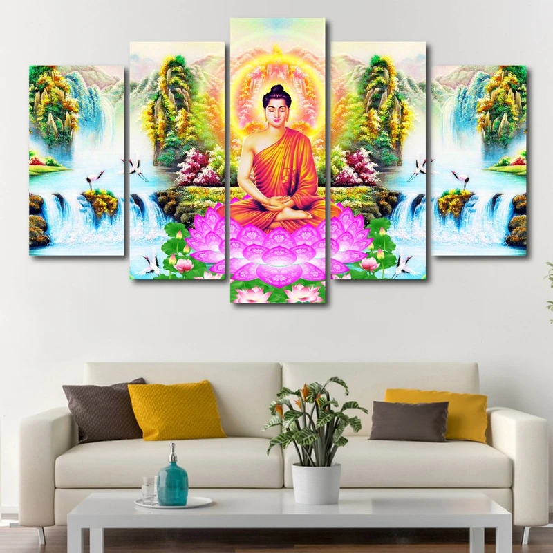 Bộ tranh ghép treo tường Phật Thích Ca