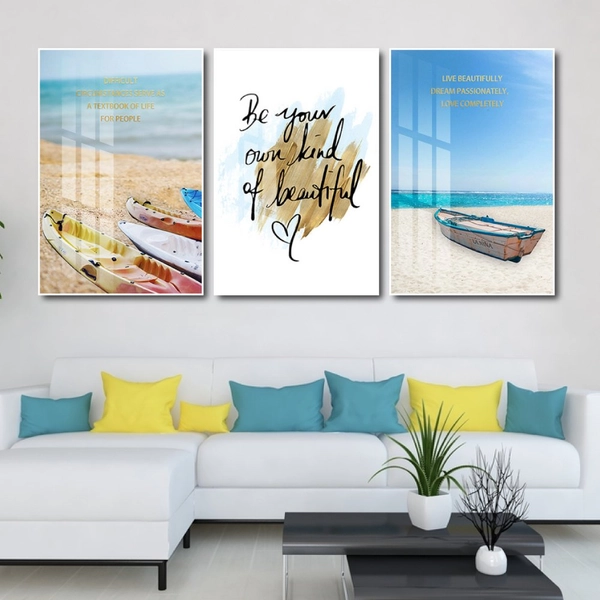 Tranh treo tường be your own kind of beautiful