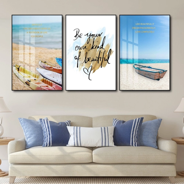 Tranh treo tường be your own kind of beautiful