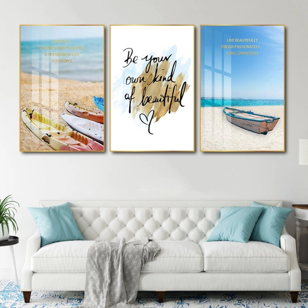 Tranh treo tường be your own kind of beautiful