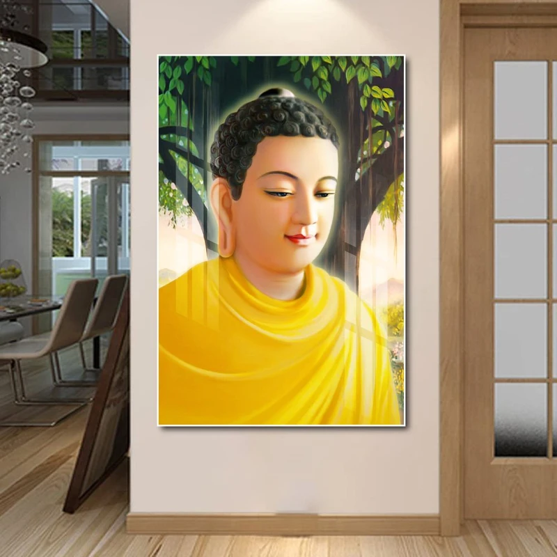 Tranh treo tường chân dung Phật Thích Ca