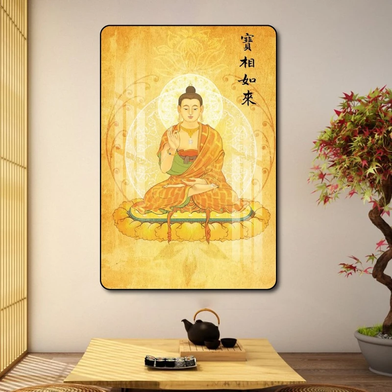 Tranh treo tường Phật A Di Đà ngồi kiết già