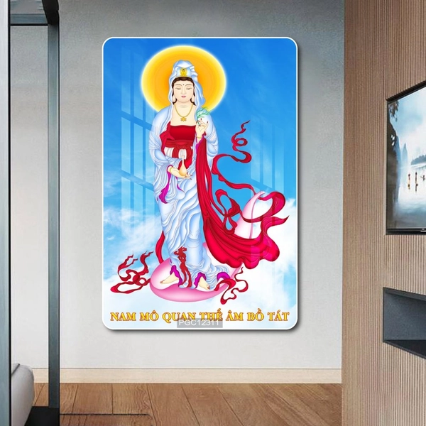 Tranh treo tường quan thế âm bồ tát