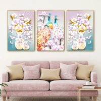 Tranh Treo Tường Chim Công Khoe Sắc