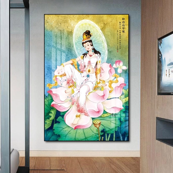 Tranh treo tường quan thế âm bồ tát