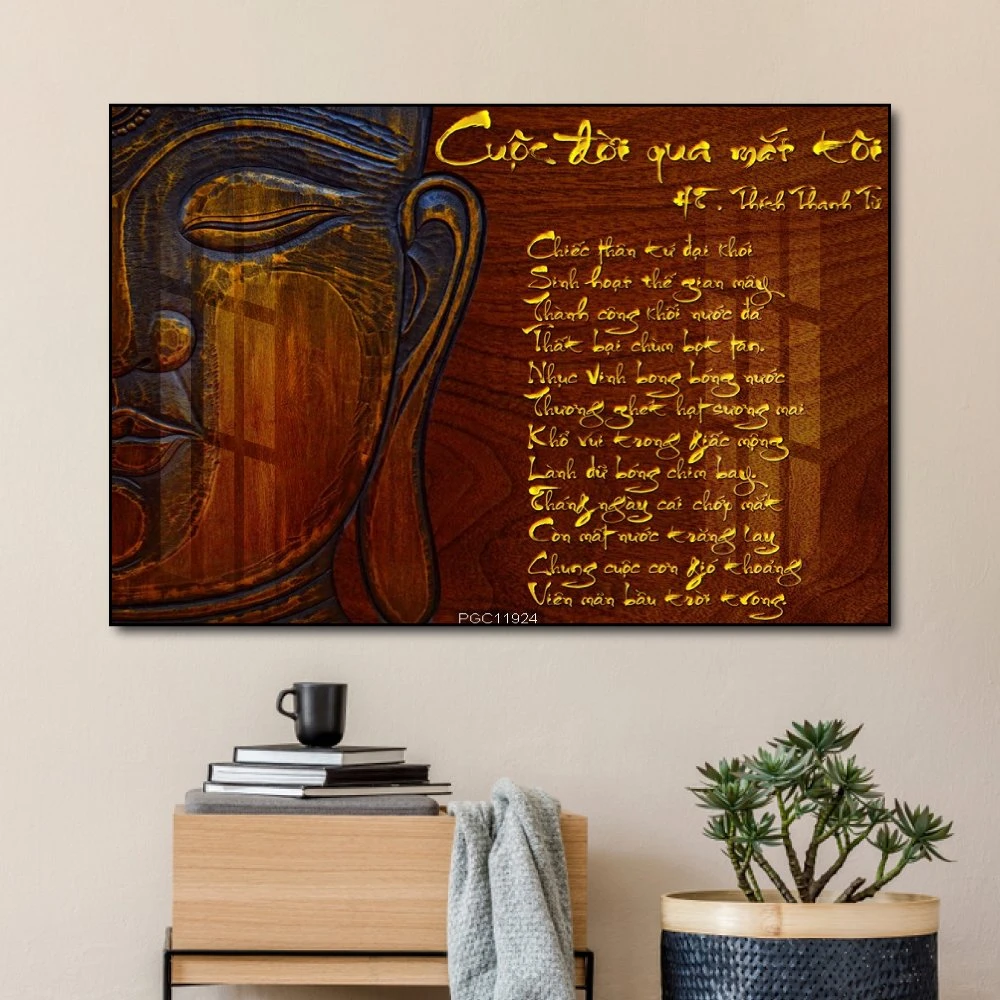 Tranh treo phật cuộc đời qua mắt tôi