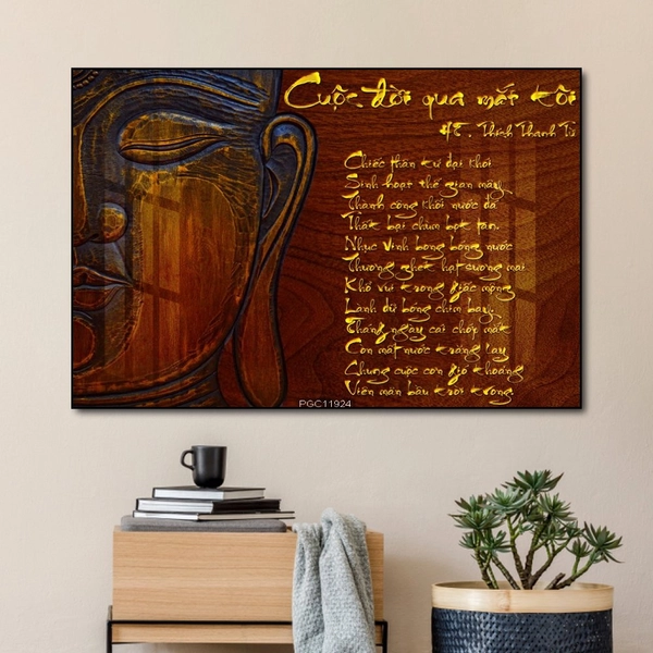 Tranh treo phật cuộc đời qua mắt tôi