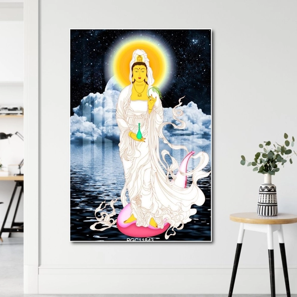 Tranh treo tường quan thế âm bồ tát