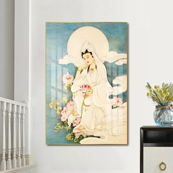 Tranh treo tường quan thế âm bồ tát
