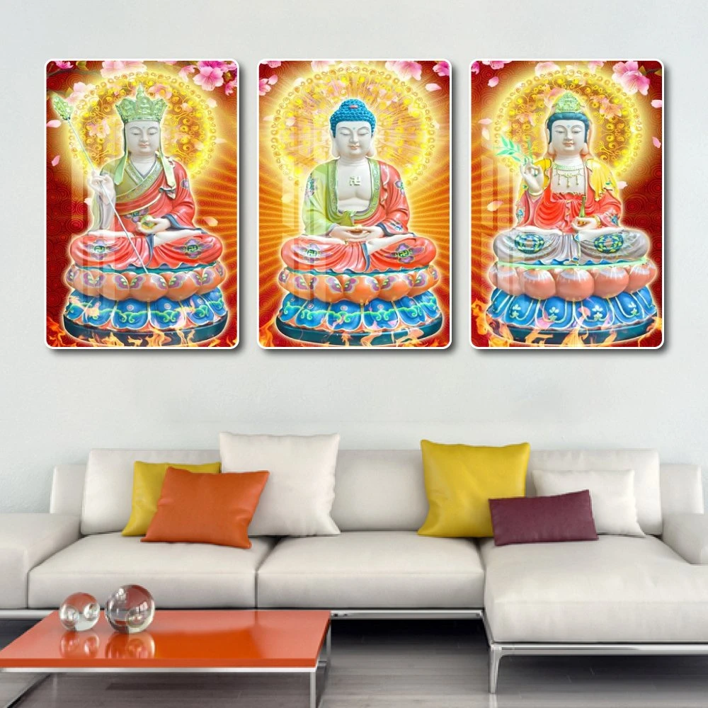 Tranh treo tường tam thế phật 06