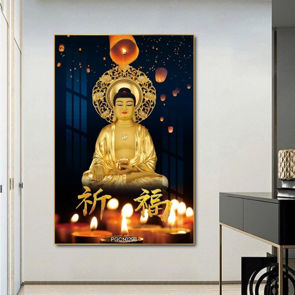 Tranh treo tường phật a di đà 28