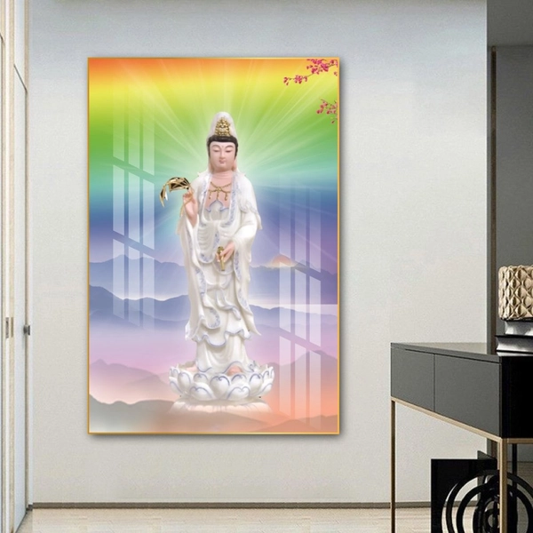 Tranh treo tường quan thế âm bồ tát