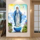 Tranh Treo Tường Mẹ Maria Ban Phước Lành Cho Muôn Loài